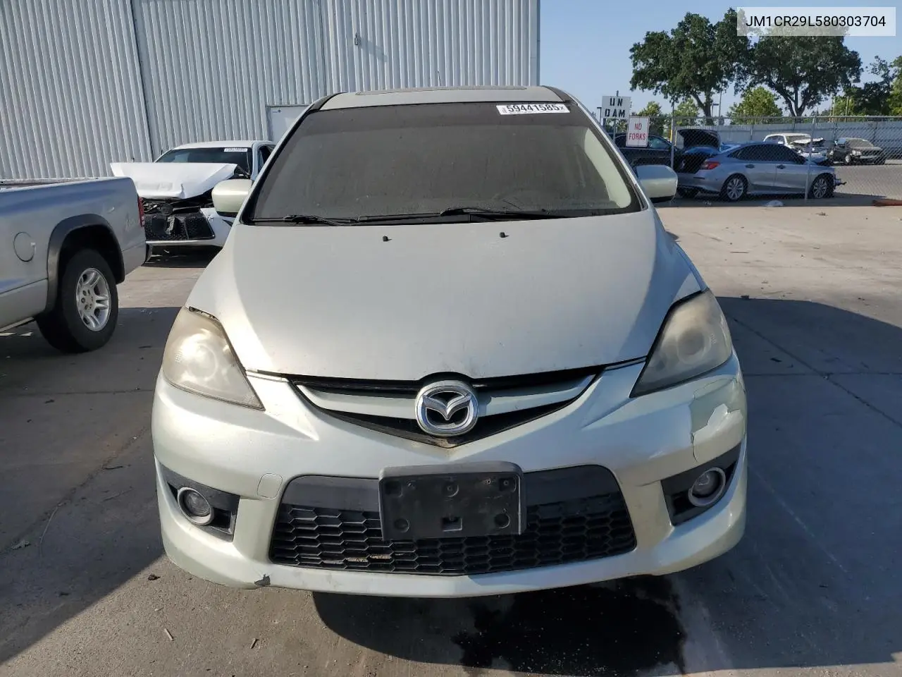 2008 Mazda 5 VIN: JM1CR29L580303704 Lot: 59441585