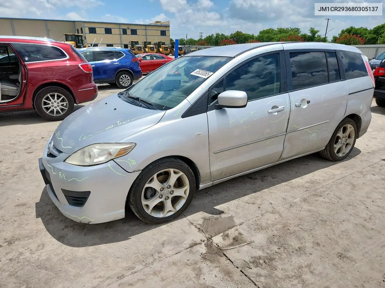 2008 Mazda 5 VIN: JM1CR293680305137 Lot: 65030065