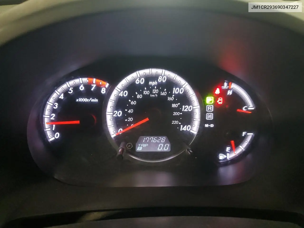 2009 Mazda 5 VIN: JM1CR293690347227 Lot: 58384245