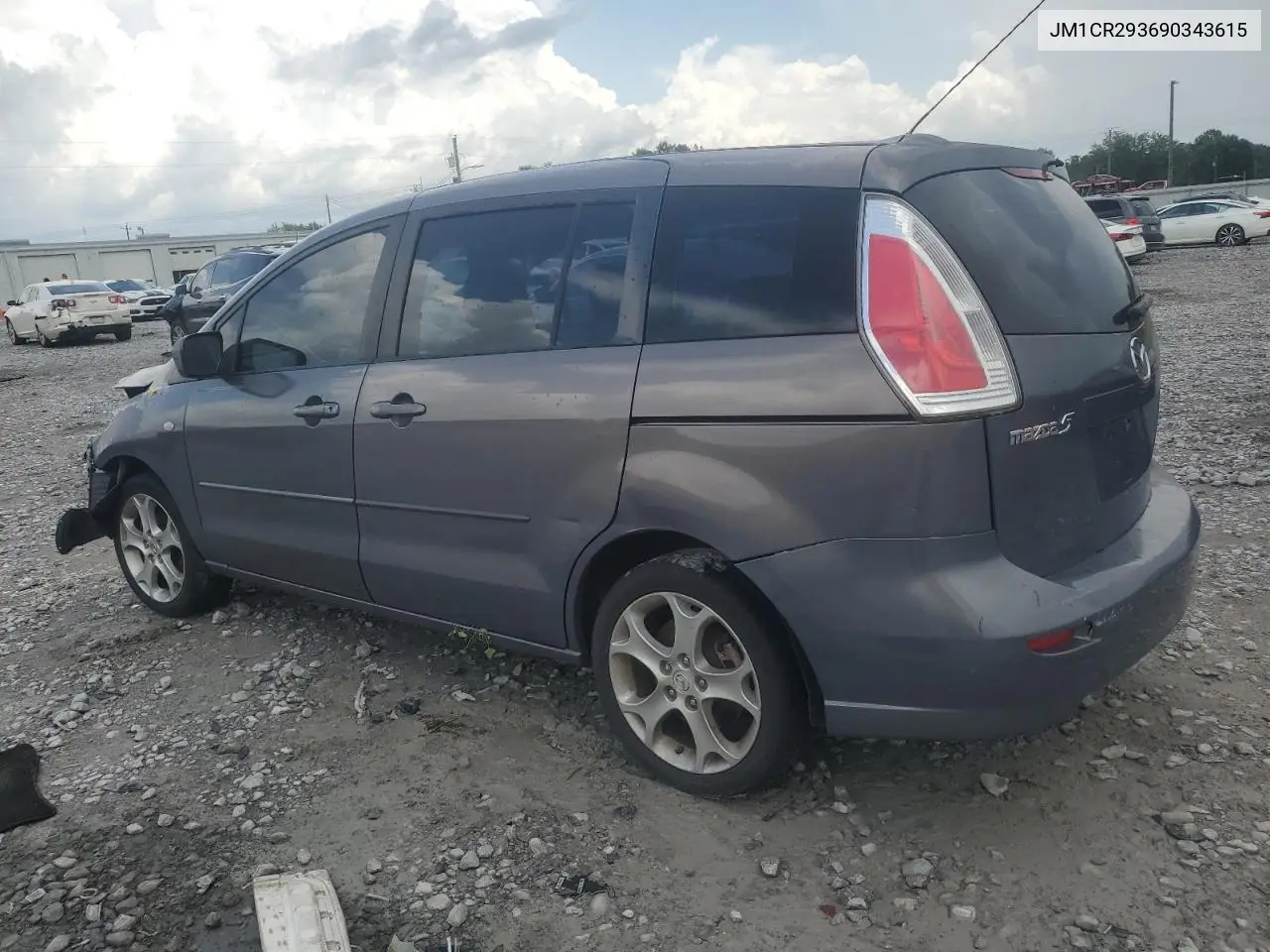 2009 Mazda 5 VIN: JM1CR293690343615 Lot: 61668945