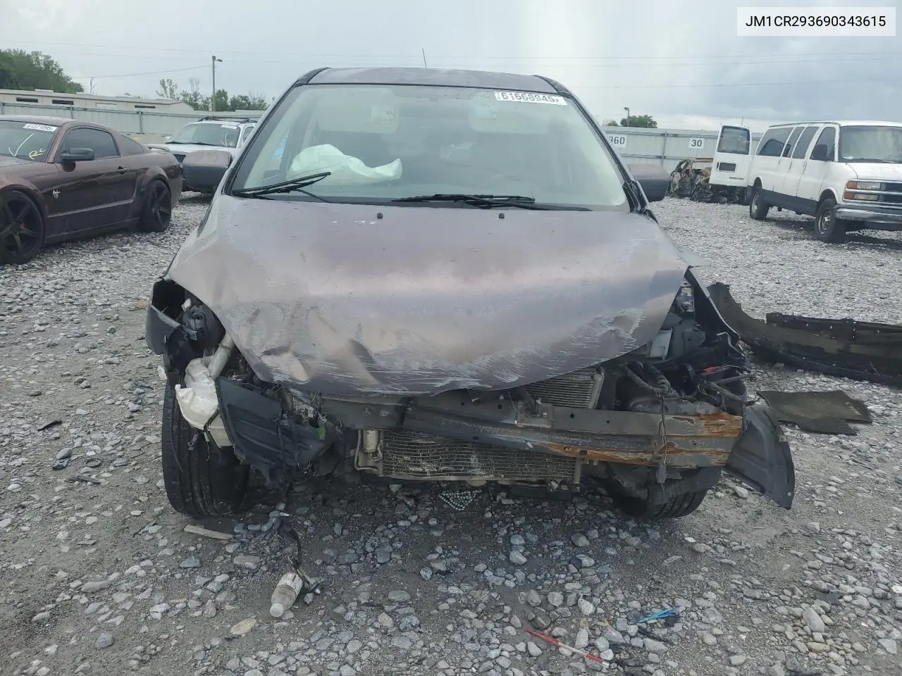 2009 Mazda 5 VIN: JM1CR293690343615 Lot: 61668945