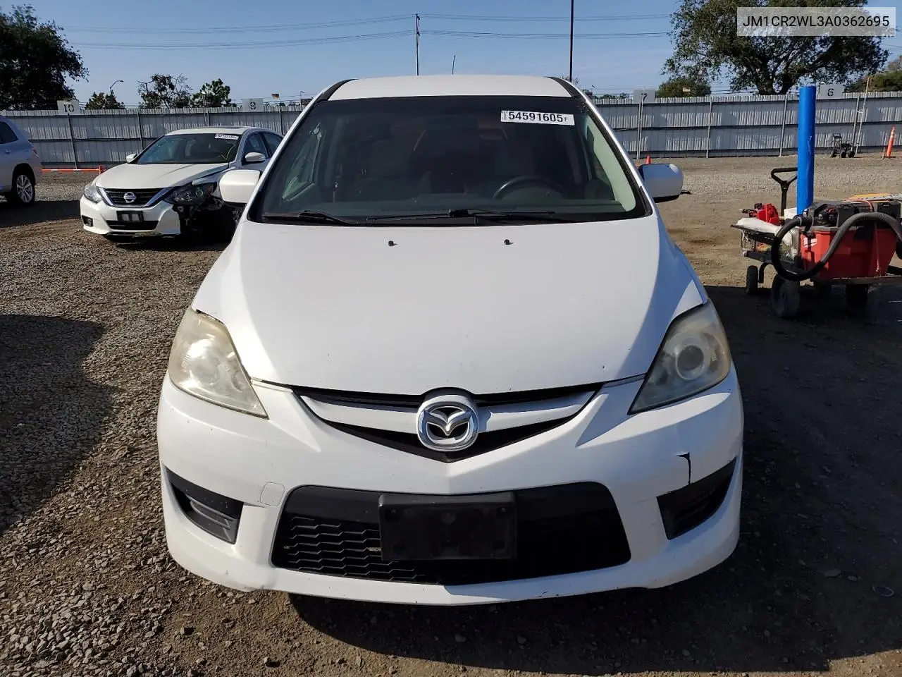2010 Mazda 5 VIN: JM1CR2WL3A0362695 Lot: 54591605