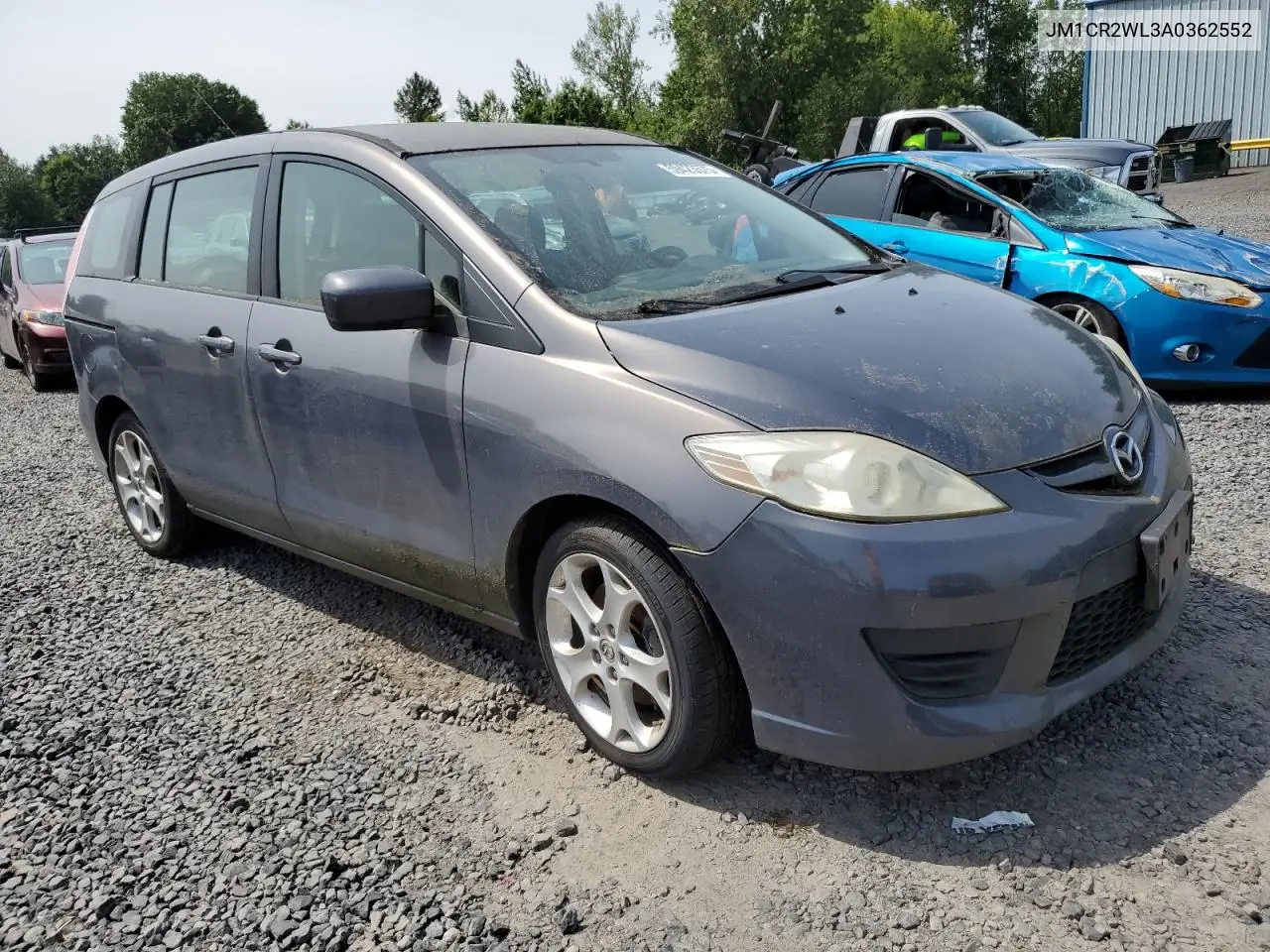 2010 Mazda 5 VIN: JM1CR2WL3A0362552 Lot: 59423575