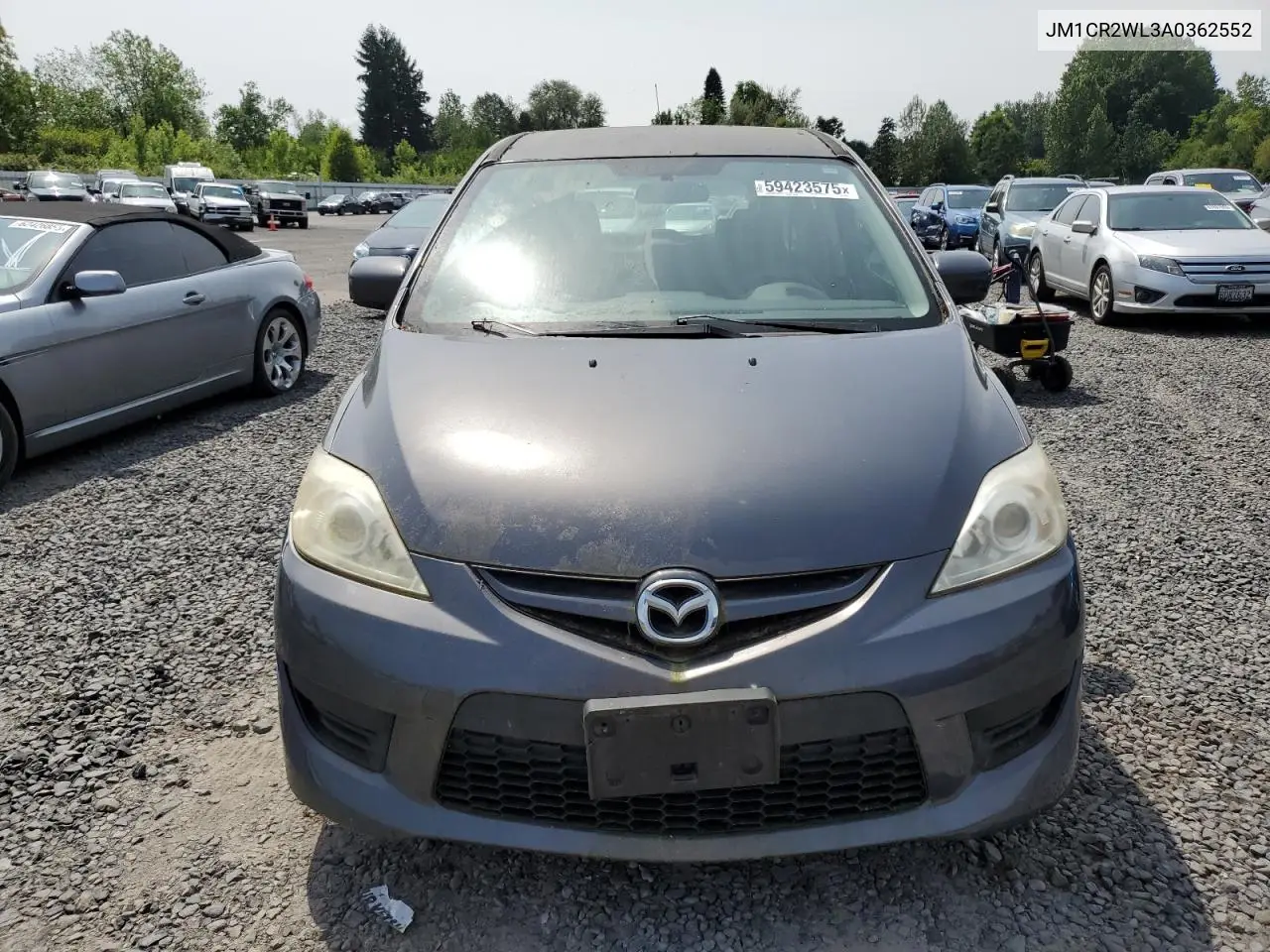 2010 Mazda 5 VIN: JM1CR2WL3A0362552 Lot: 59423575