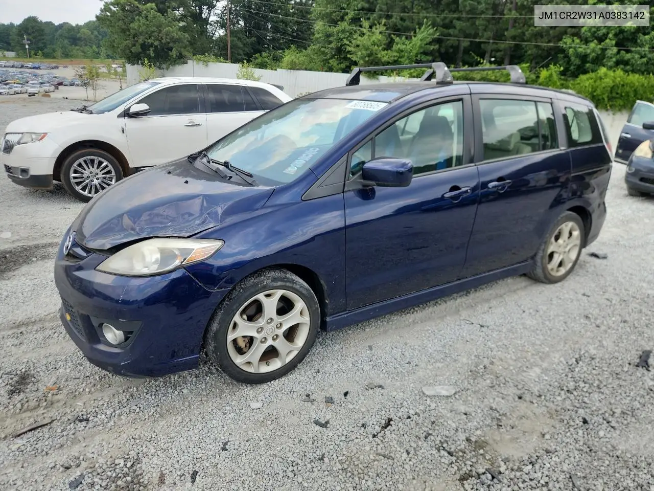 2010 Mazda 5 VIN: JM1CR2W31A0383142 Lot: 60788505