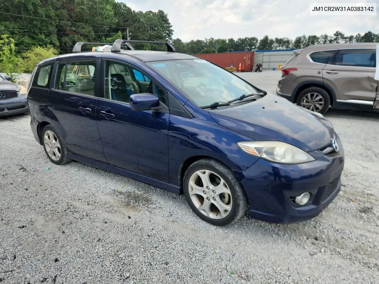 2010 Mazda 5 VIN: JM1CR2W31A0383142 Lot: 60788505
