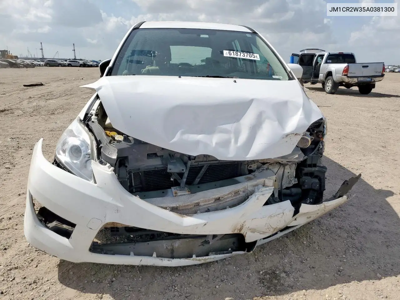 2010 Mazda 5 VIN: JM1CR2W35A0381300 Lot: 61873705