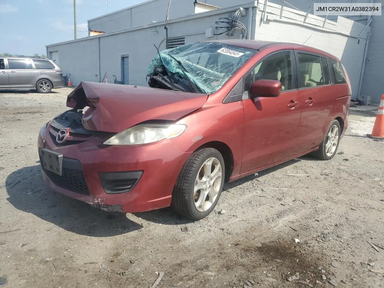 2010 Mazda 5 VIN: JM1CR2W31A0382394 Lot: 62064845