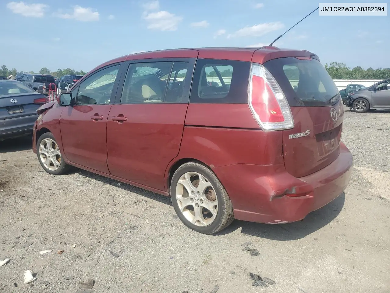2010 Mazda 5 VIN: JM1CR2W31A0382394 Lot: 62064845