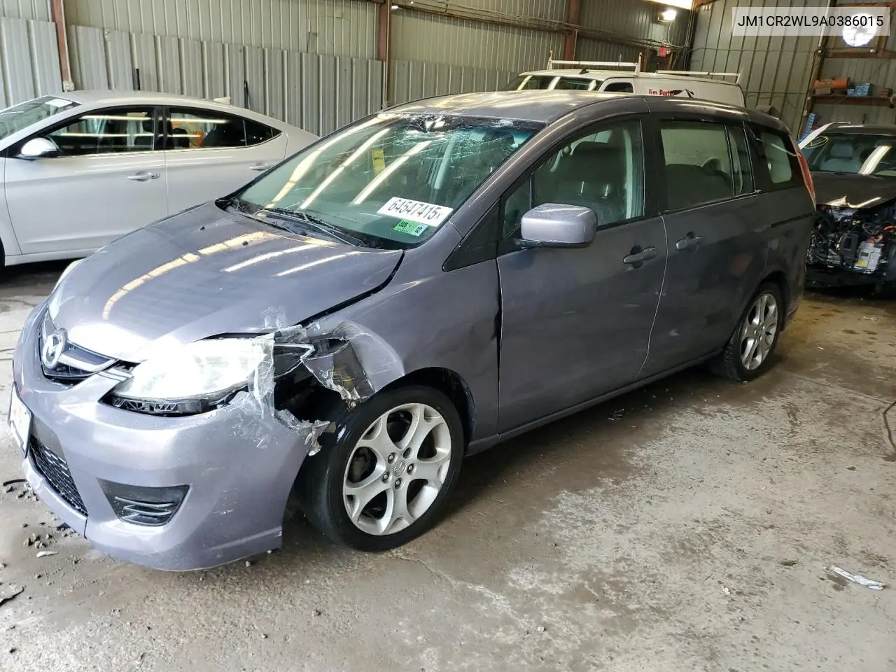 2010 Mazda 5 VIN: JM1CR2WL9A0386015 Lot: 64547415