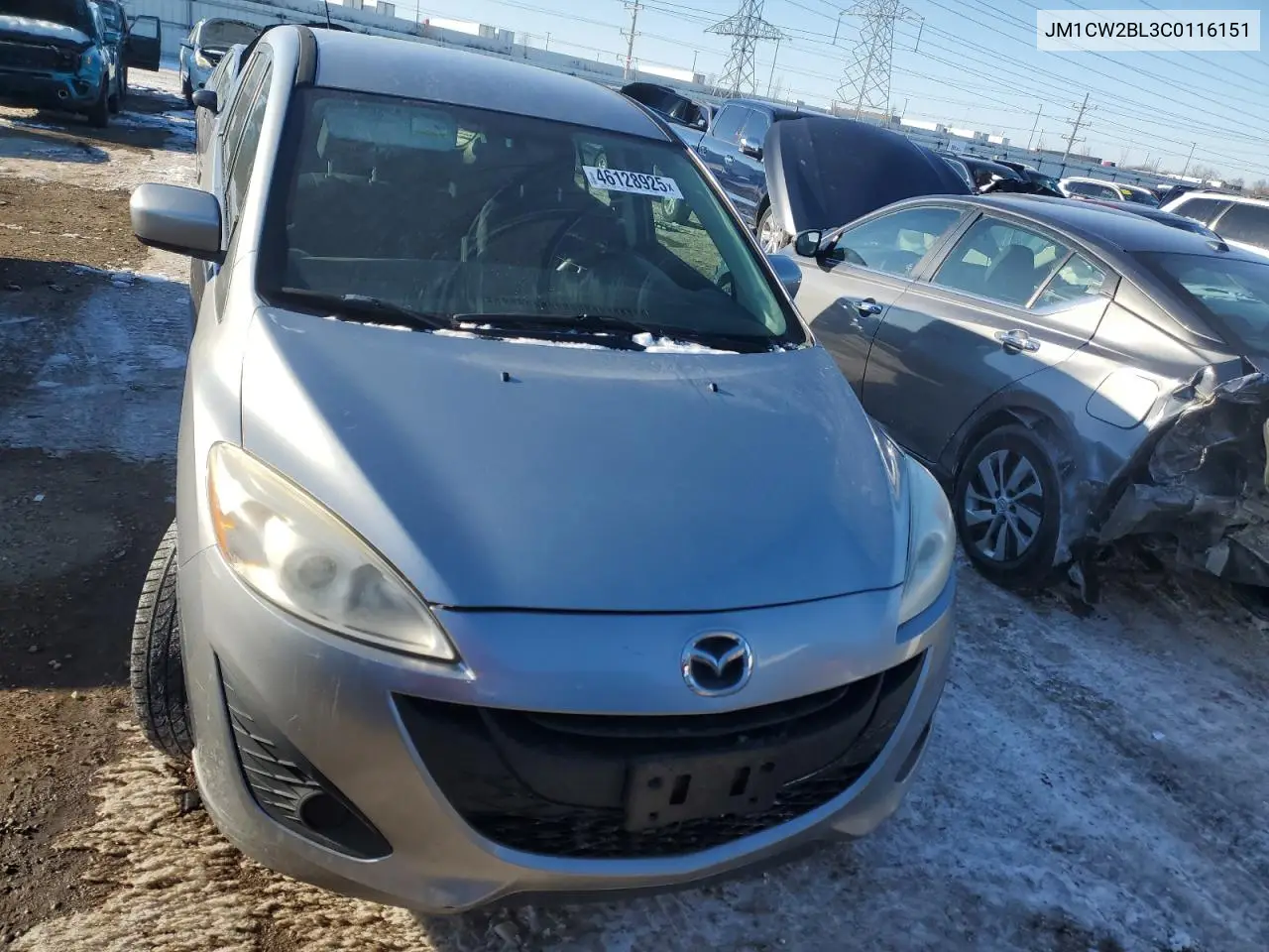 2012 Mazda 5 VIN: JM1CW2BL3C0116151 Lot: 46128925