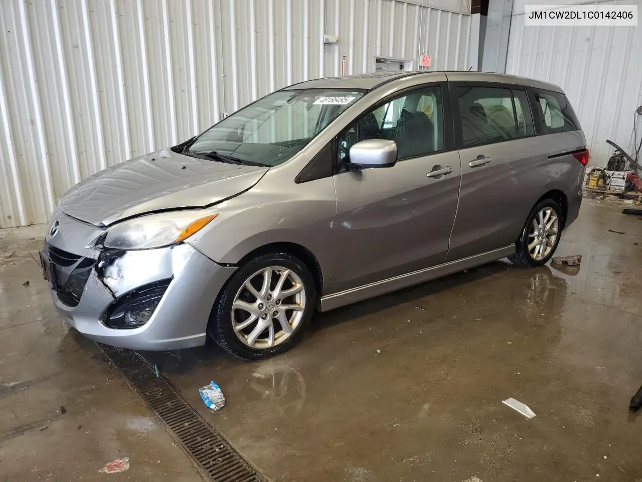 2012 Mazda 5 VIN: JM1CW2DL1C0142406 Lot: 48186495