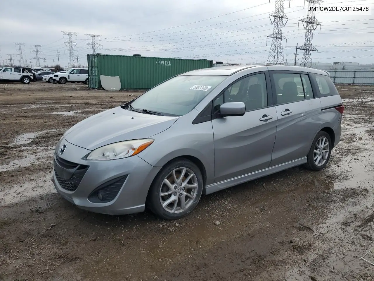 2012 Mazda 5 VIN: JM1CW2DL7C0125478 Lot: 50071135