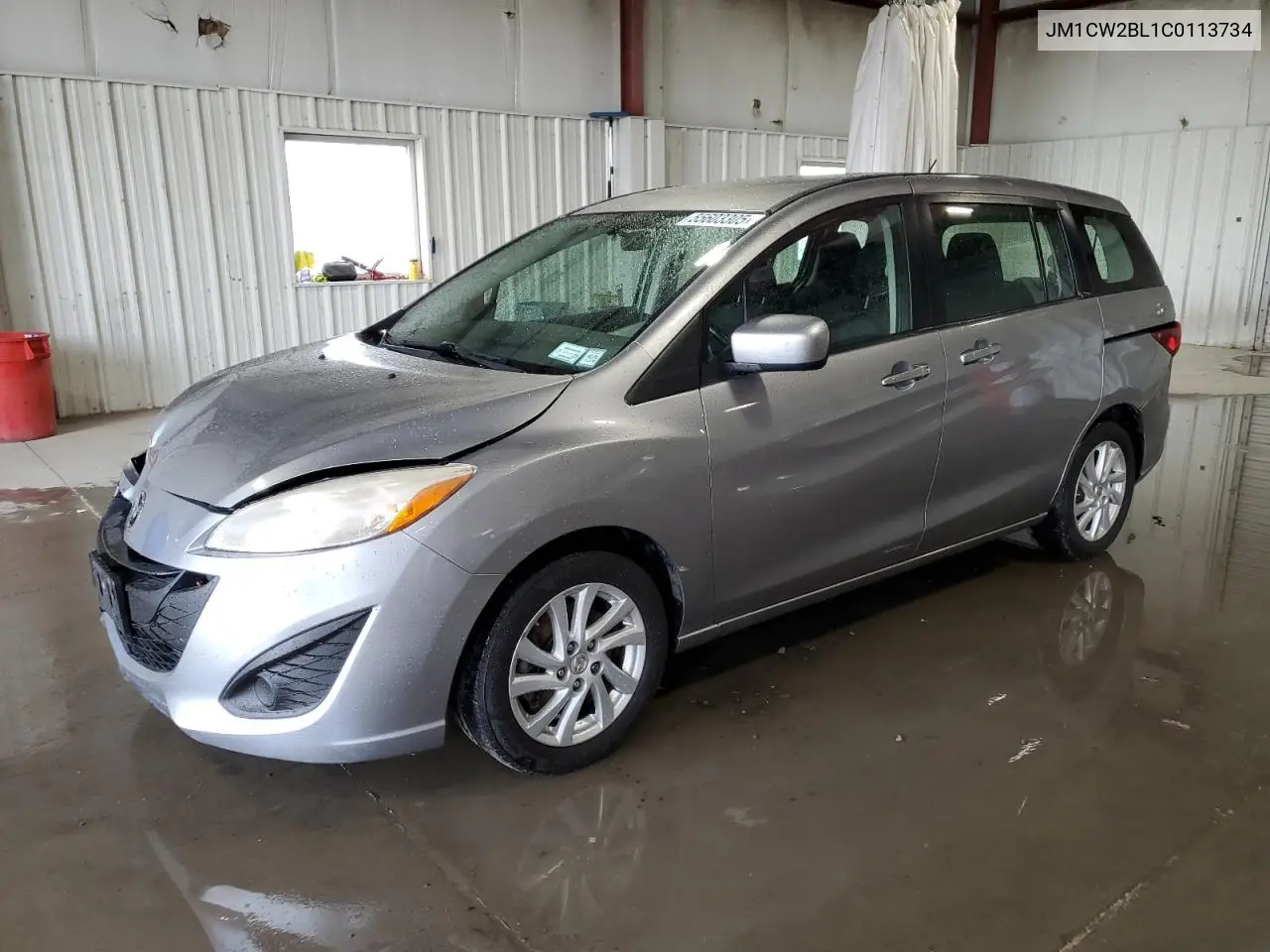 2012 Mazda 5 VIN: JM1CW2BL1C0113734 Lot: 55603305