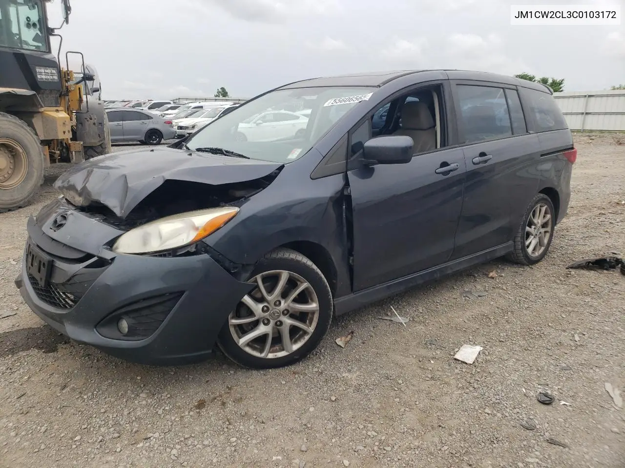 2012 Mazda 5 VIN: JM1CW2CL3C0103172 Lot: 55606565