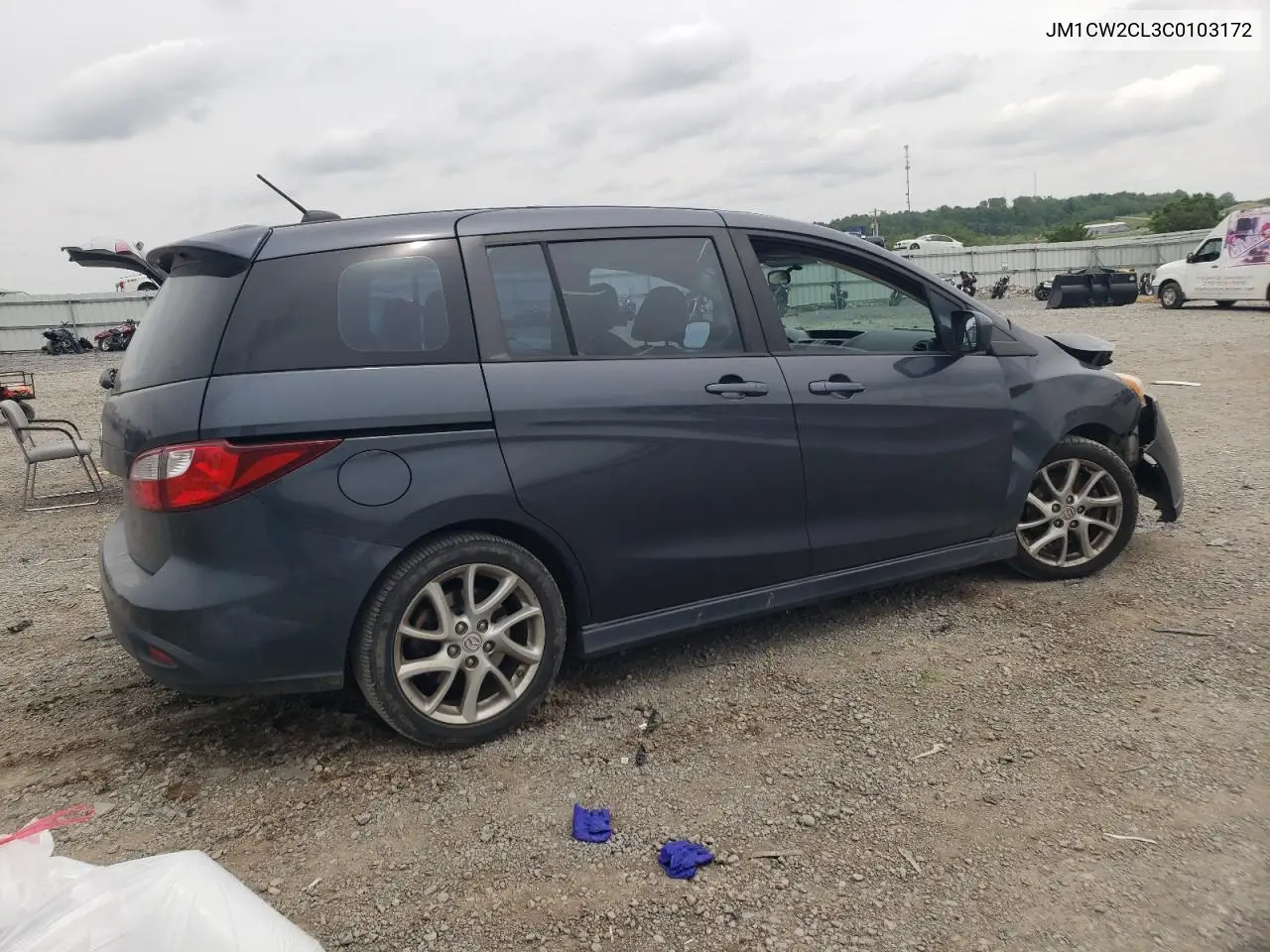 2012 Mazda 5 VIN: JM1CW2CL3C0103172 Lot: 55606565
