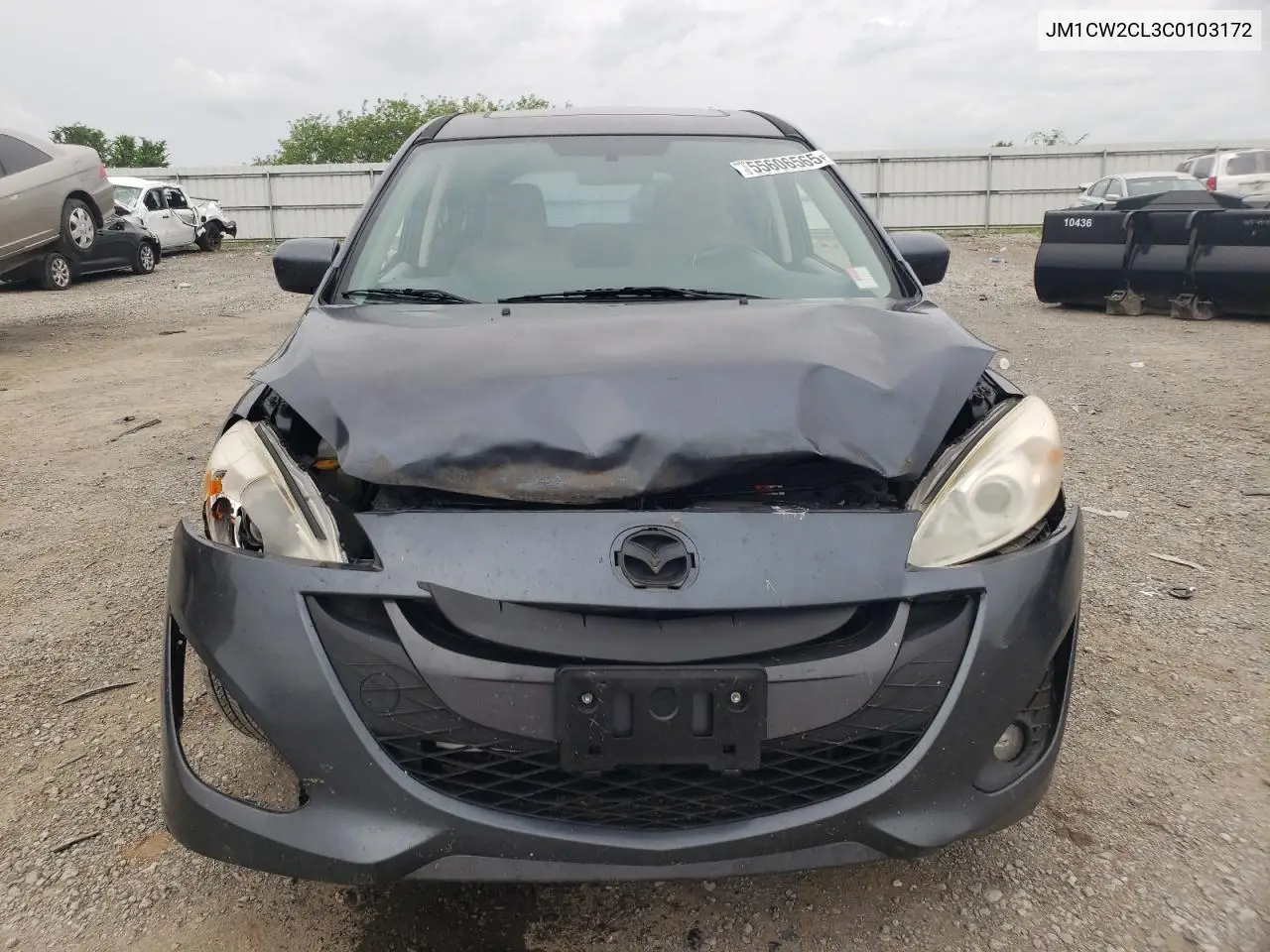 2012 Mazda 5 VIN: JM1CW2CL3C0103172 Lot: 55606565