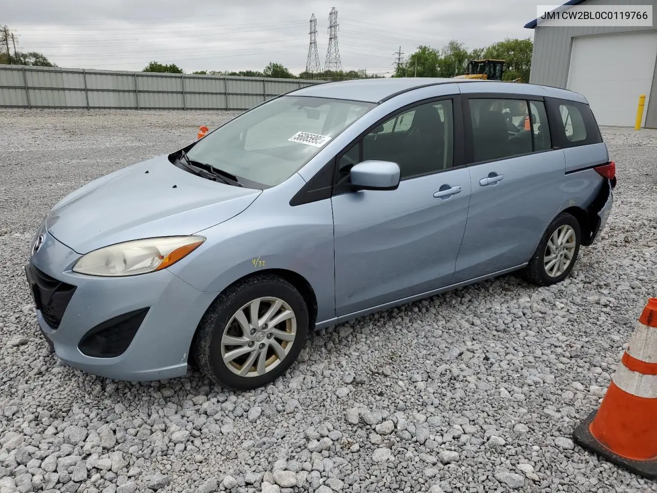 2012 Mazda 5 VIN: JM1CW2BL0C0119766 Lot: 56065995