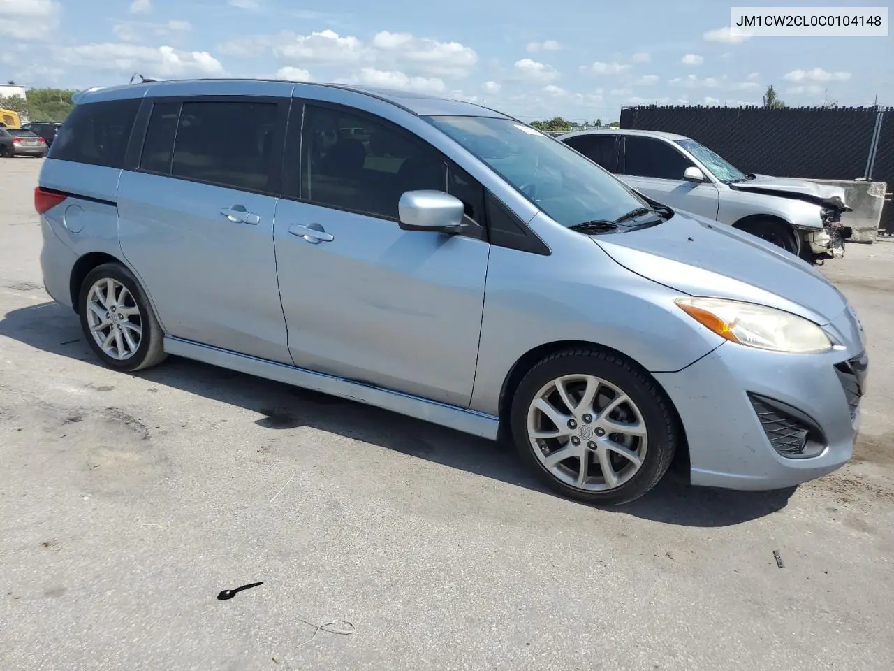 2012 Mazda 5 VIN: JM1CW2CL0C0104148 Lot: 61018845