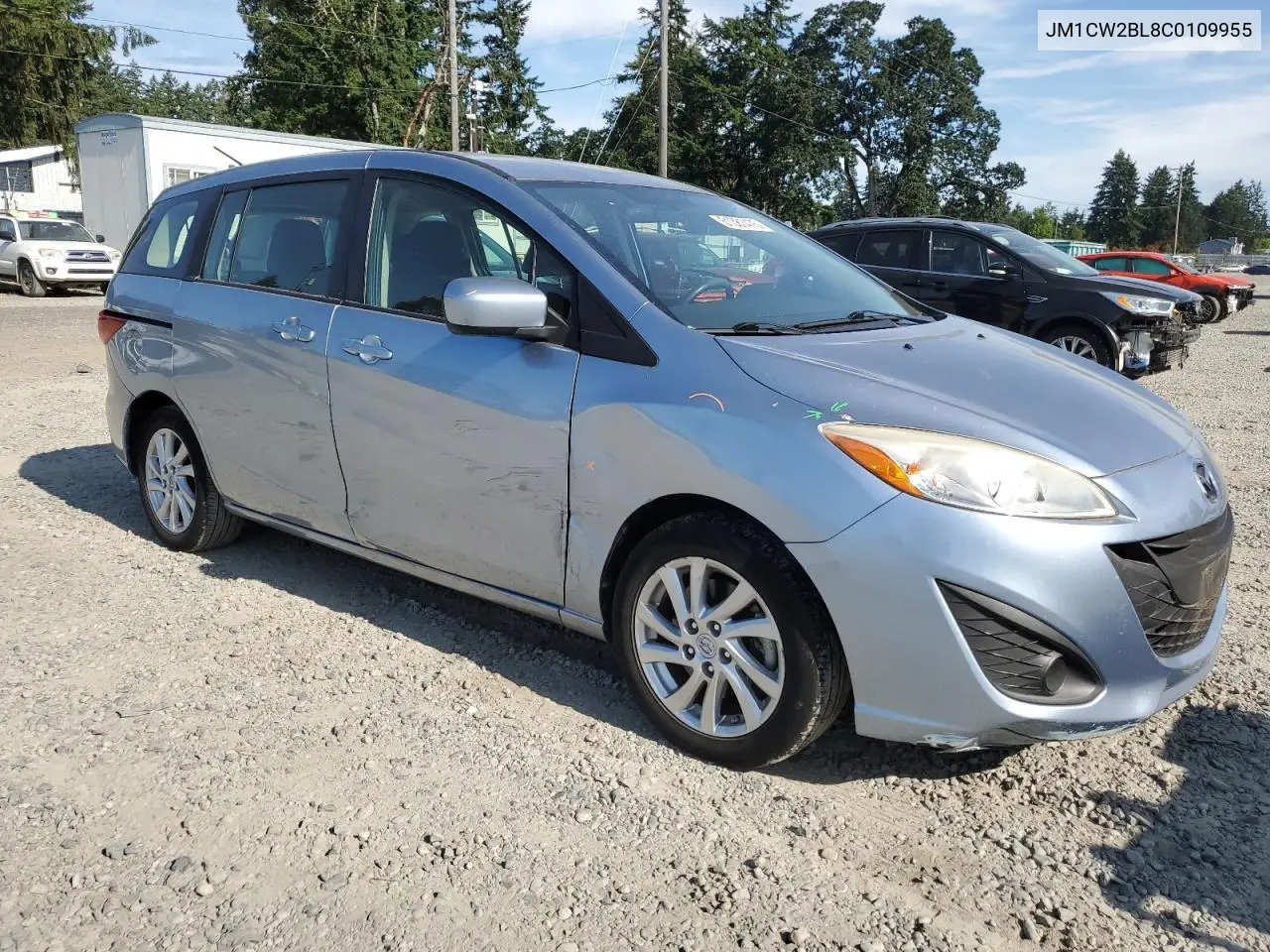 2012 Mazda 5 VIN: JM1CW2BL8C0109955 Lot: 61381475