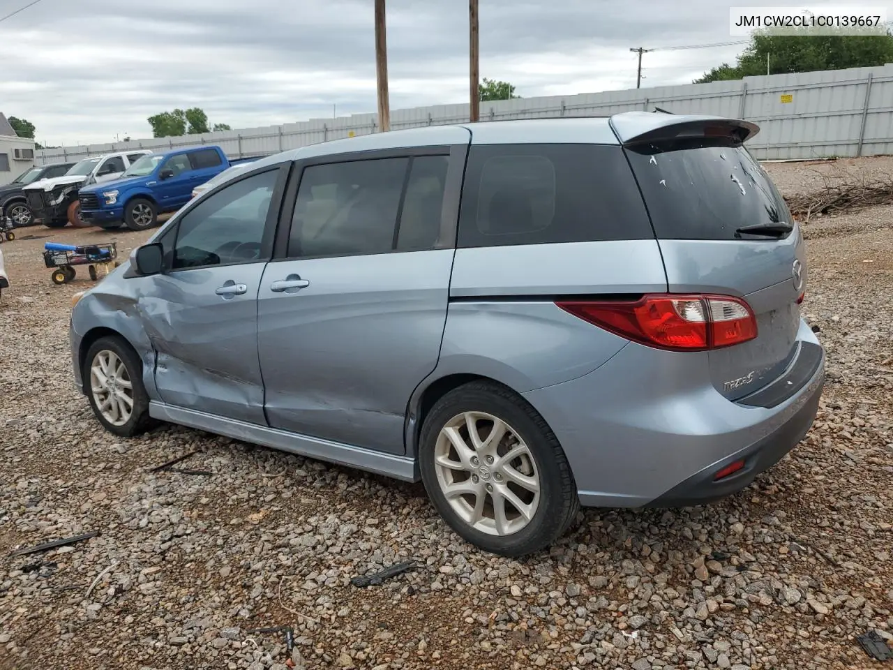2012 Mazda 5 VIN: JM1CW2CL1C0139667 Lot: 61678905