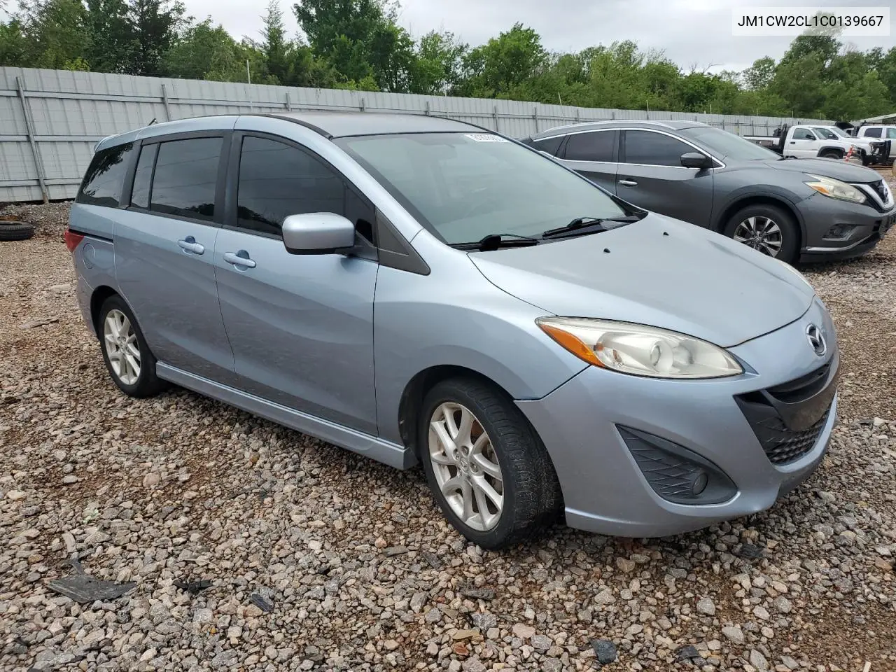 2012 Mazda 5 VIN: JM1CW2CL1C0139667 Lot: 61678905