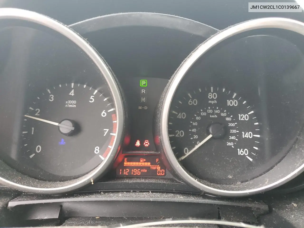 2012 Mazda 5 VIN: JM1CW2CL1C0139667 Lot: 61678905