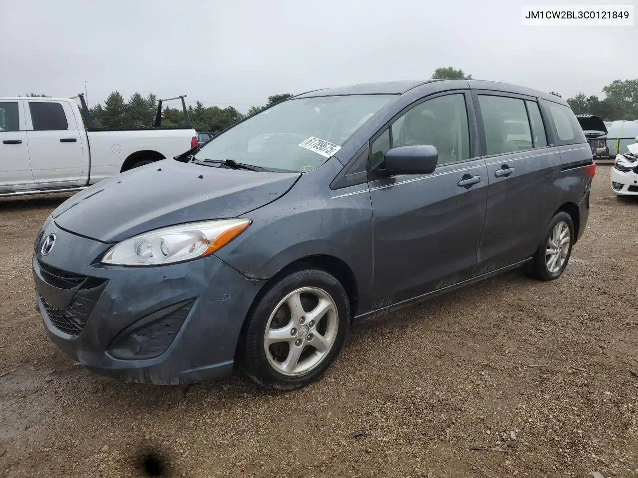 2012 Mazda 5 VIN: JM1CW2BL3C0121849 Lot: 61789675