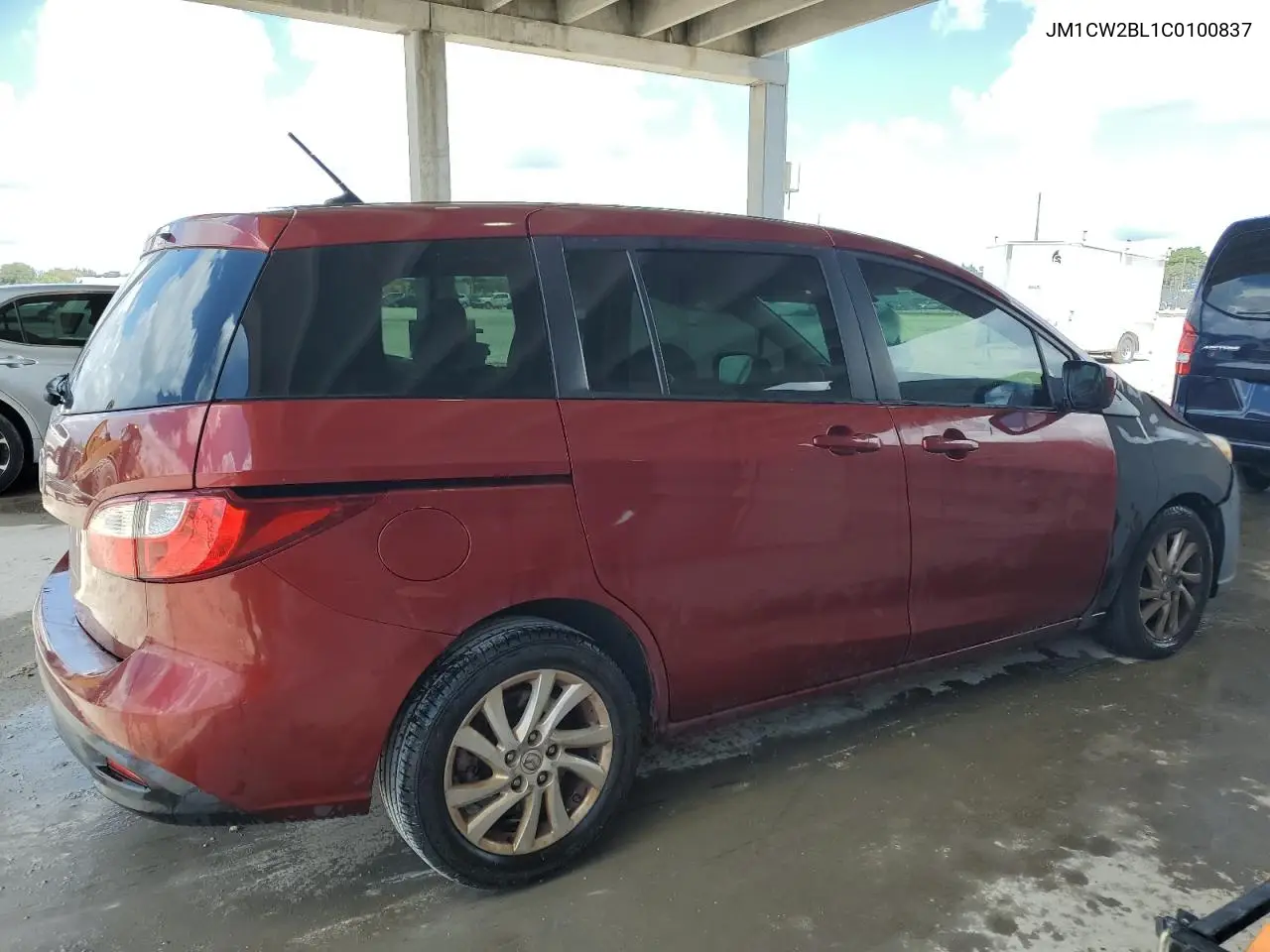 2012 Mazda 5 VIN: JM1CW2BL1C0100837 Lot: 62464555