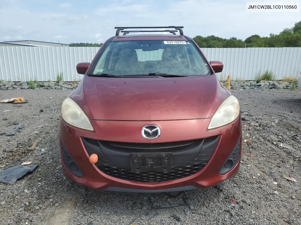 2012 Mazda 5 VIN: JM1CW2BL1C0110560 Lot: 63219075