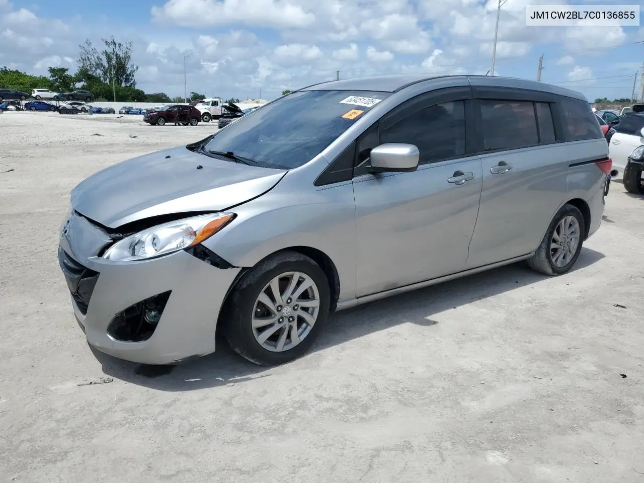 2012 Mazda 5 VIN: JM1CW2BL7C0136855 Lot: 63451705