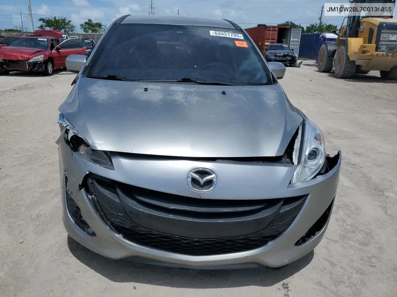 2012 Mazda 5 VIN: JM1CW2BL7C0136855 Lot: 63451705