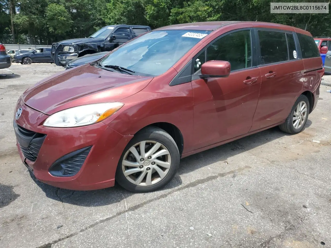 2012 Mazda 5 VIN: JM1CW2BL8C0115674 Lot: 64032465