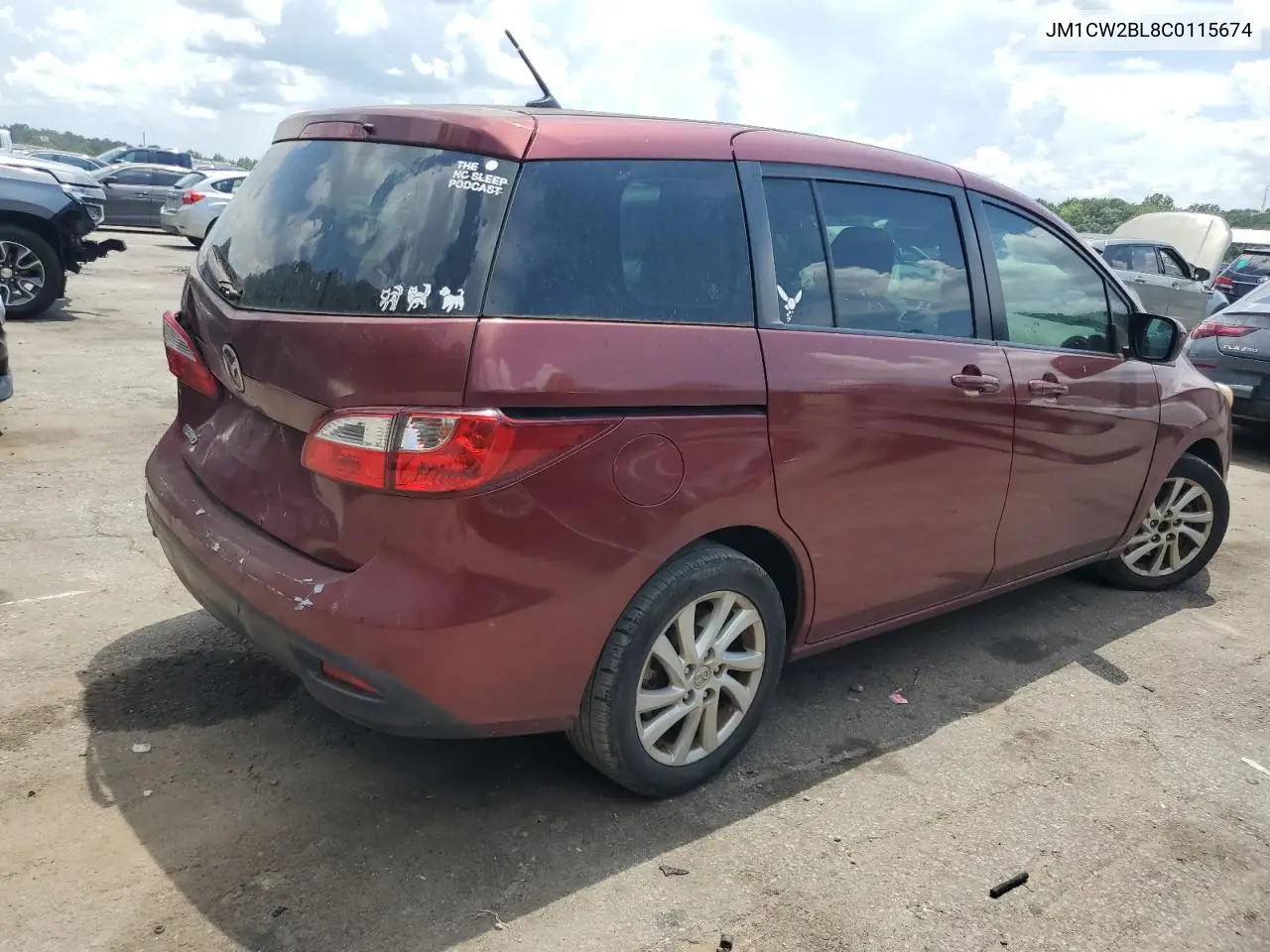 2012 Mazda 5 VIN: JM1CW2BL8C0115674 Lot: 64032465