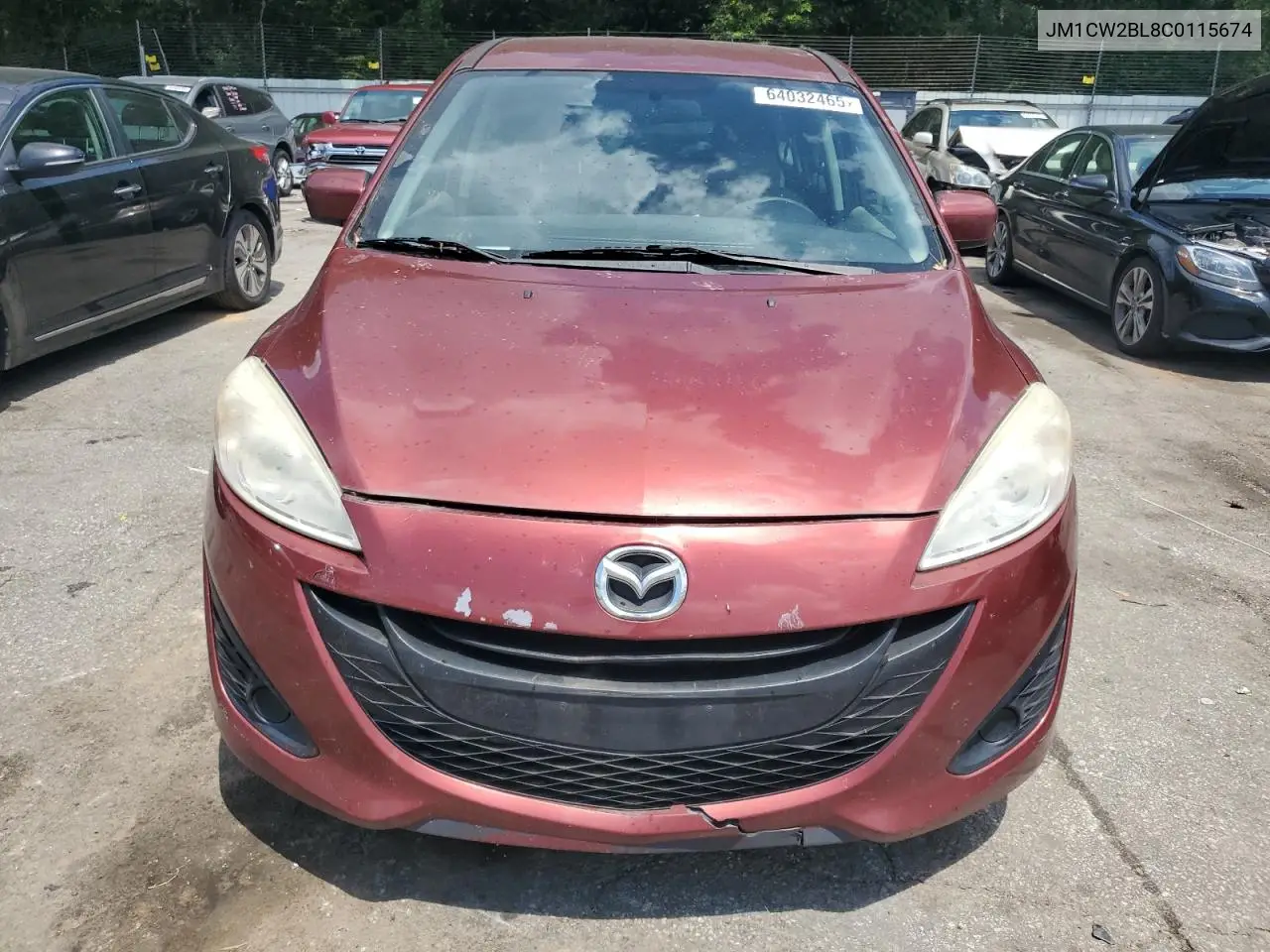 2012 Mazda 5 VIN: JM1CW2BL8C0115674 Lot: 64032465