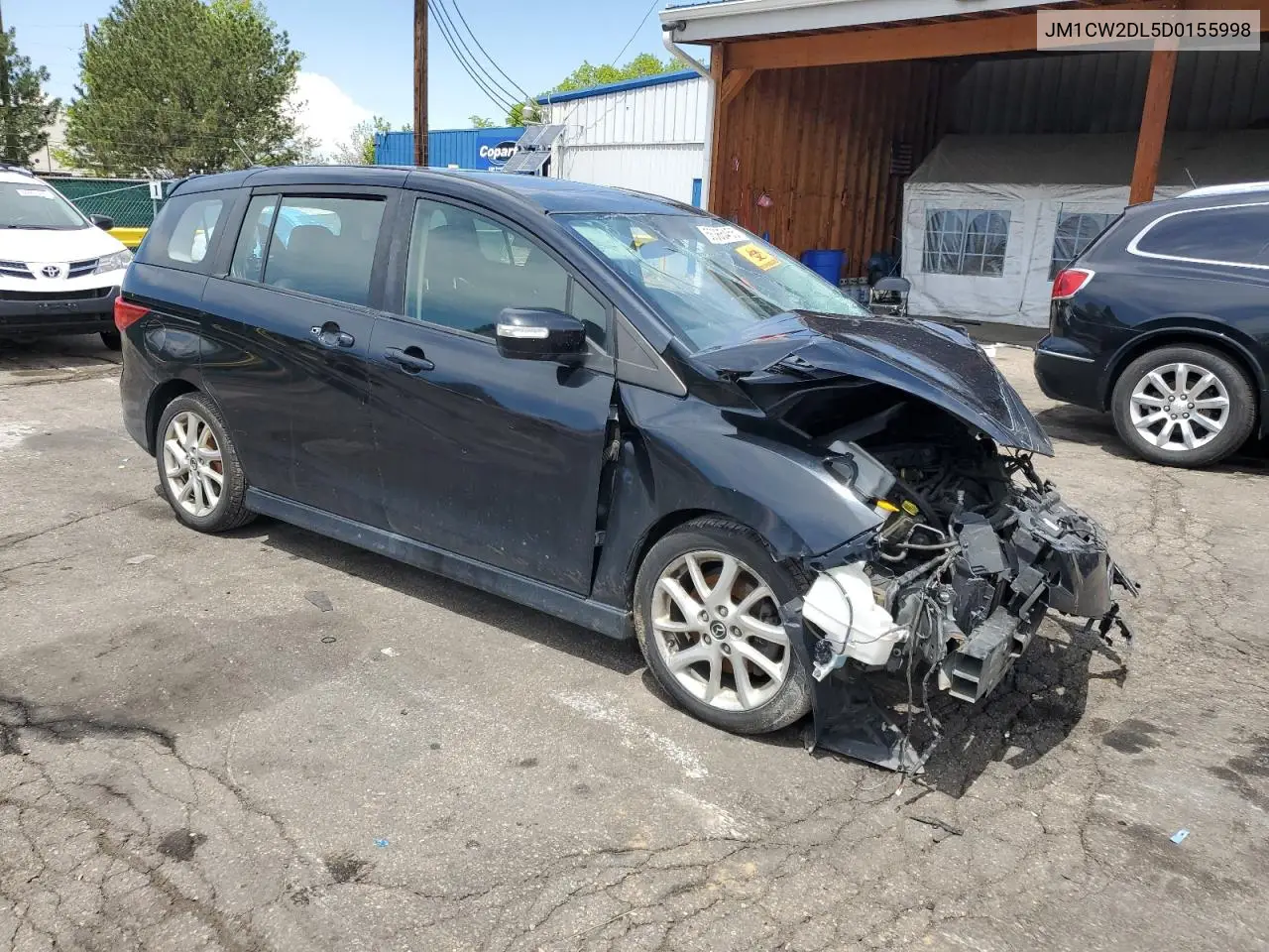 2013 Mazda 5 VIN: JM1CW2DL5D0155998 Lot: 56365455