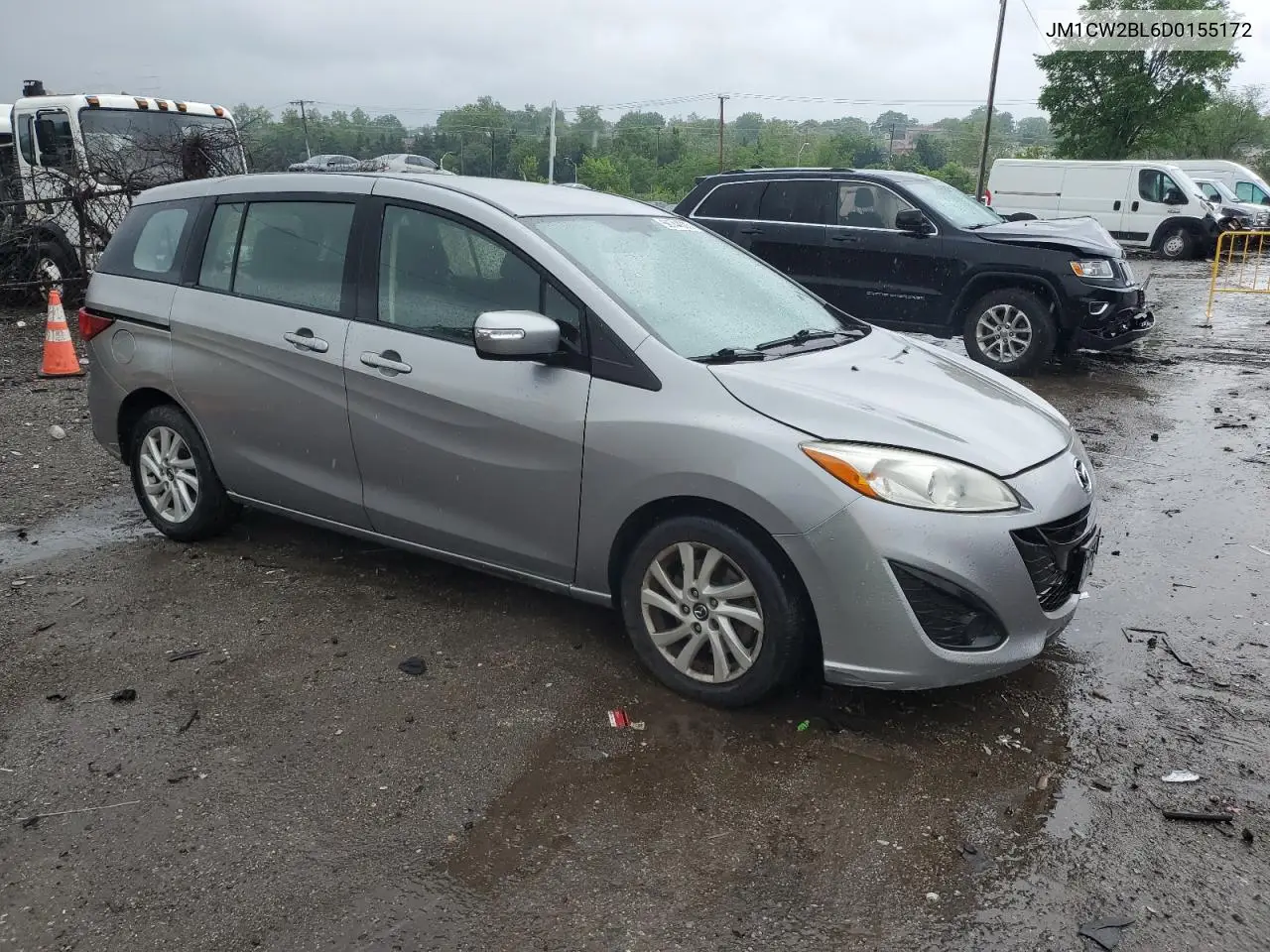 2013 Mazda 5 VIN: JM1CW2BL6D0155172 Lot: 56744505