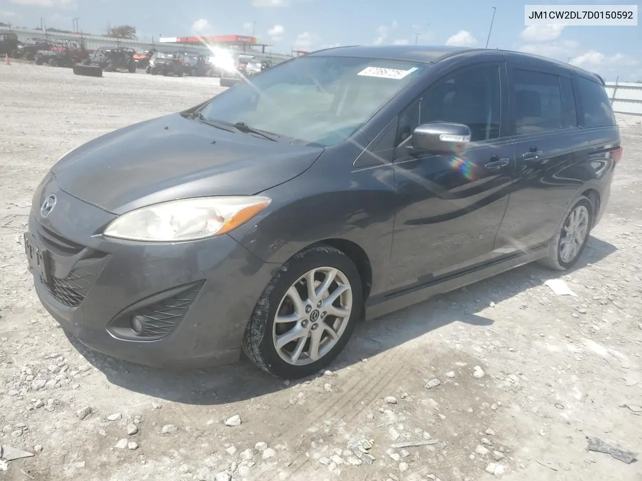 2013 Mazda 5 VIN: JM1CW2DL7D0150592 Lot: 57086725
