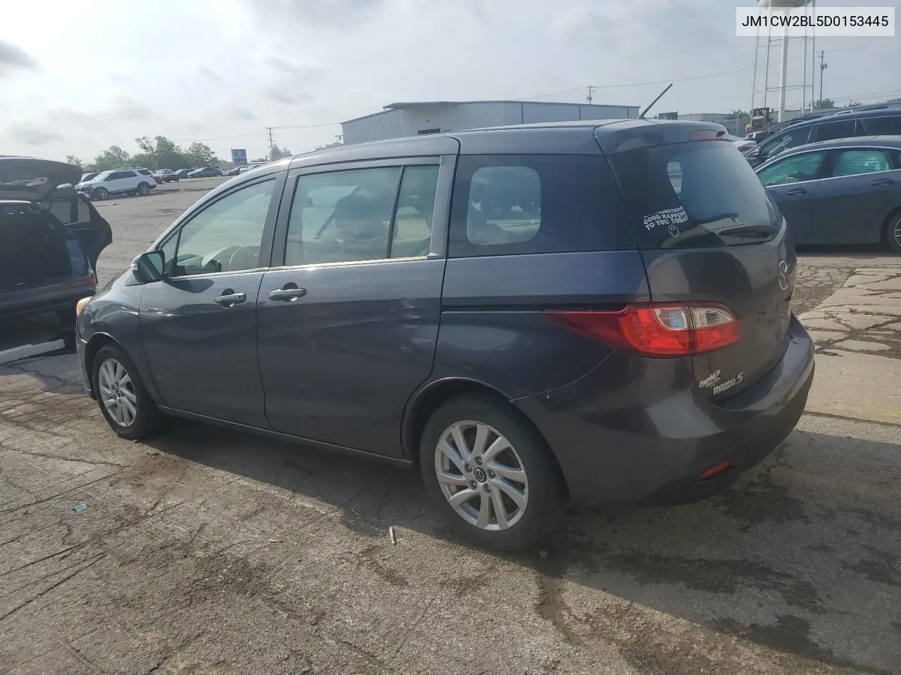 2013 Mazda 5 VIN: JM1CW2BL5D0153445 Lot: 60922255