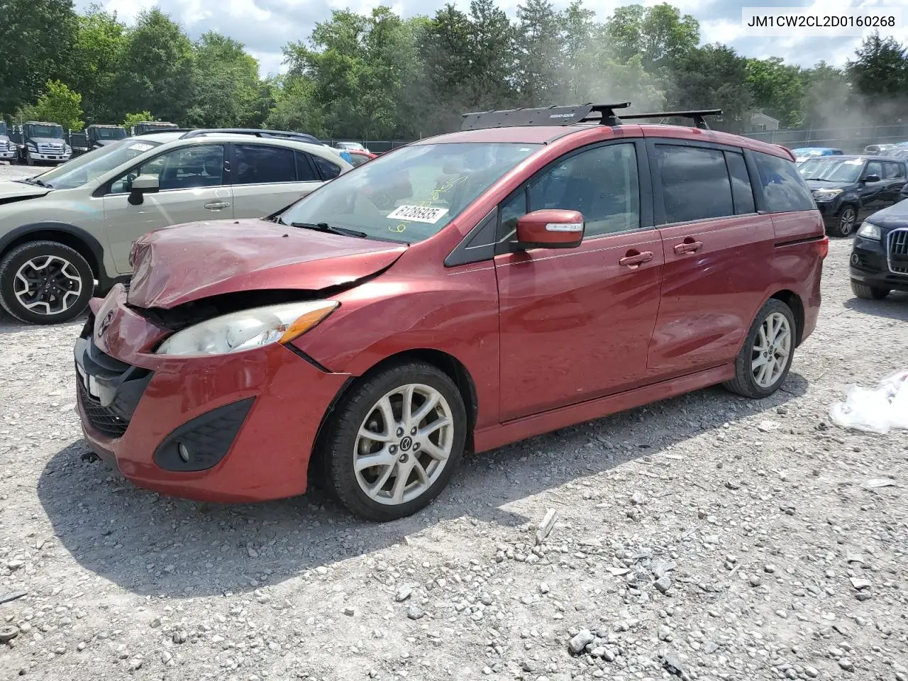 2013 Mazda 5 VIN: JM1CW2CL2D0160268 Lot: 61286935