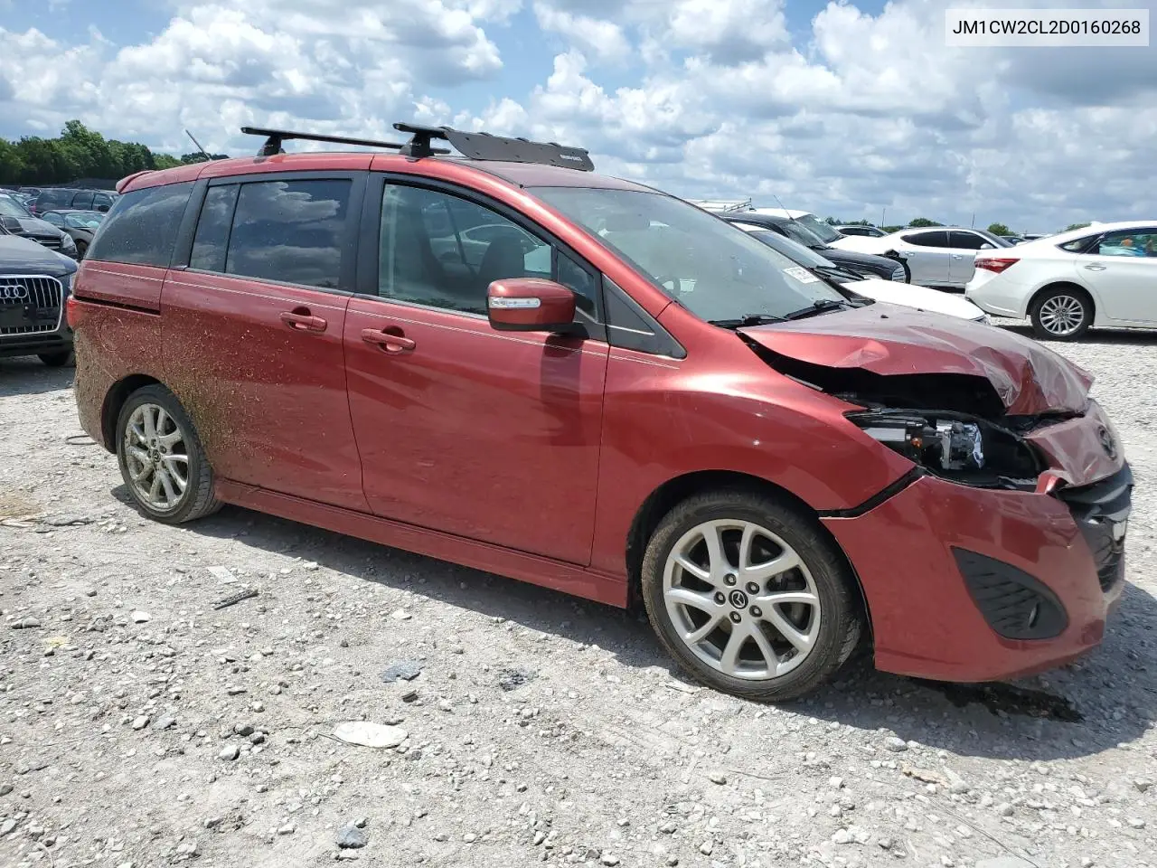 2013 Mazda 5 VIN: JM1CW2CL2D0160268 Lot: 61286935