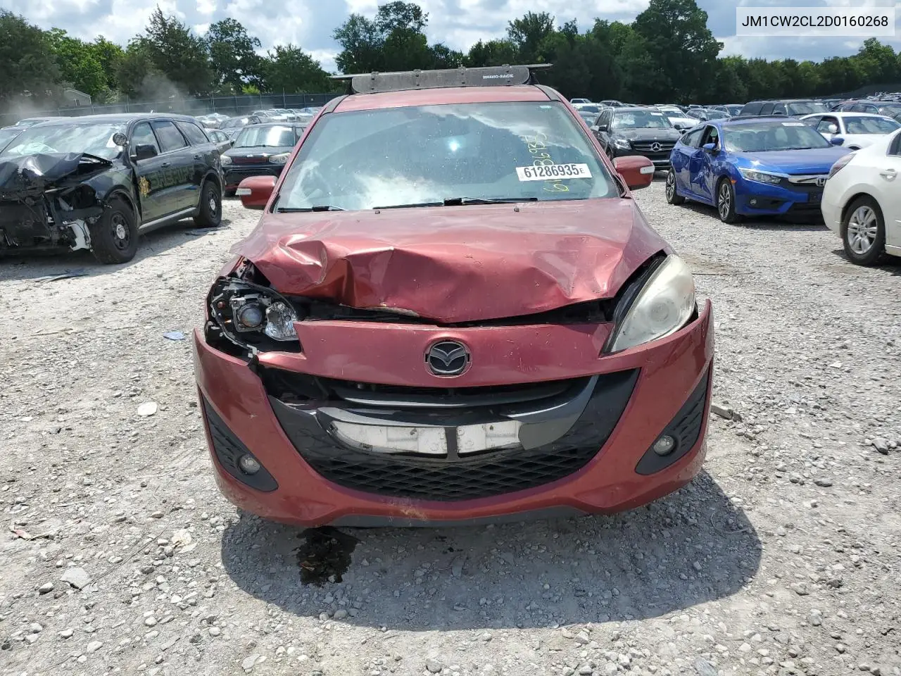 2013 Mazda 5 VIN: JM1CW2CL2D0160268 Lot: 61286935