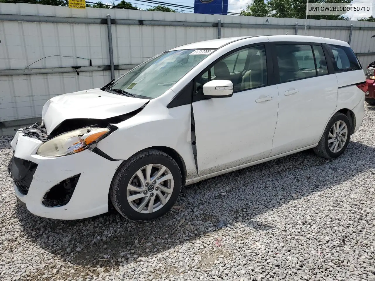 2013 Mazda 5 VIN: JM1CW2BL0D0160710 Lot: 61712265