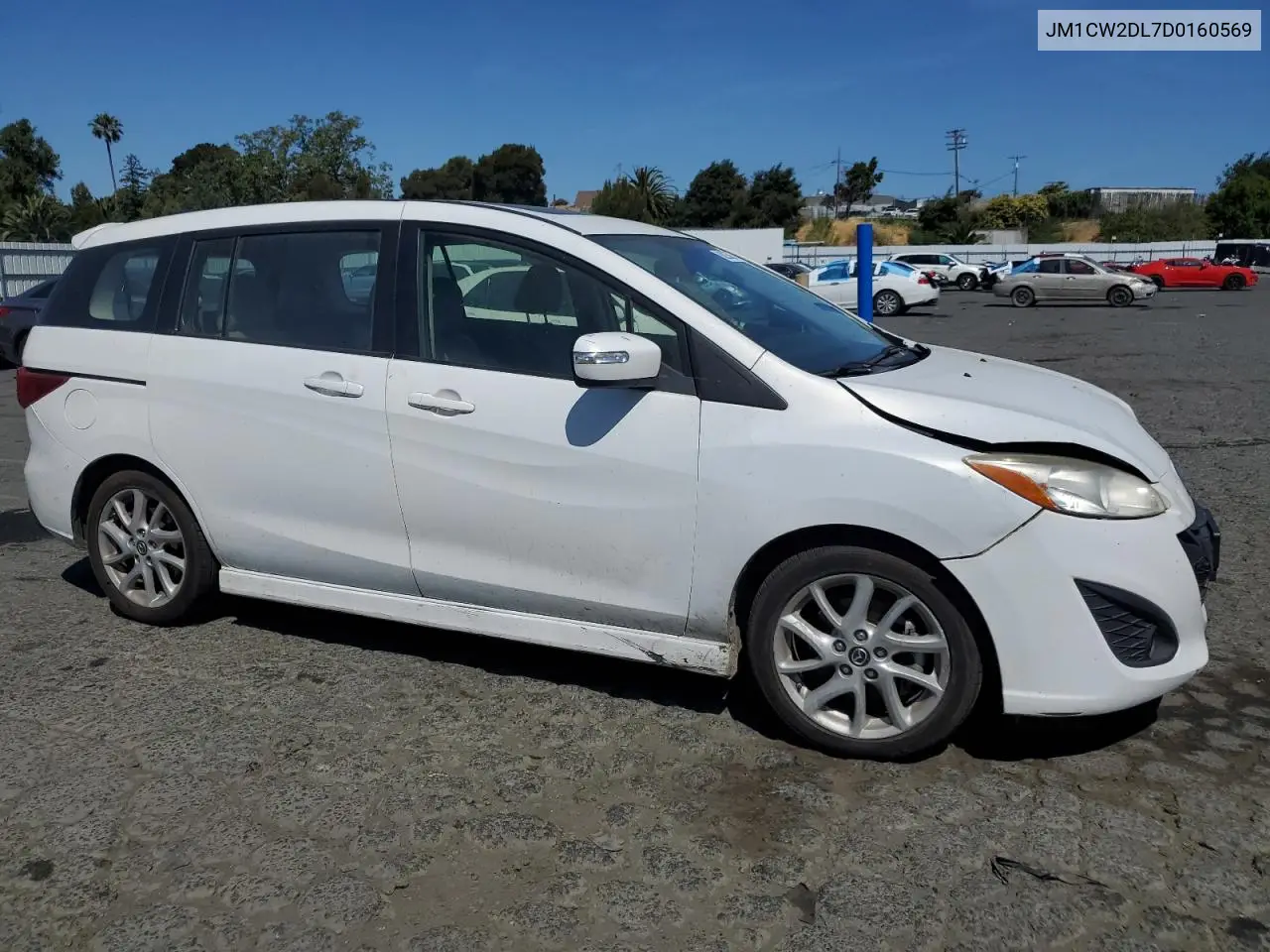 2013 Mazda 5 VIN: JM1CW2DL7D0160569 Lot: 62035655