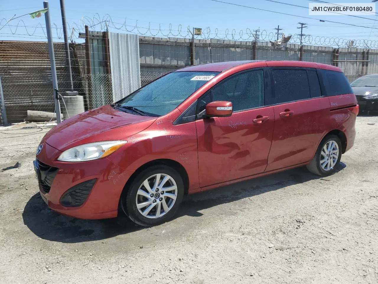 2015 Mazda 5 Sport VIN: JM1CW2BL6F0180480 Lot: 56341665