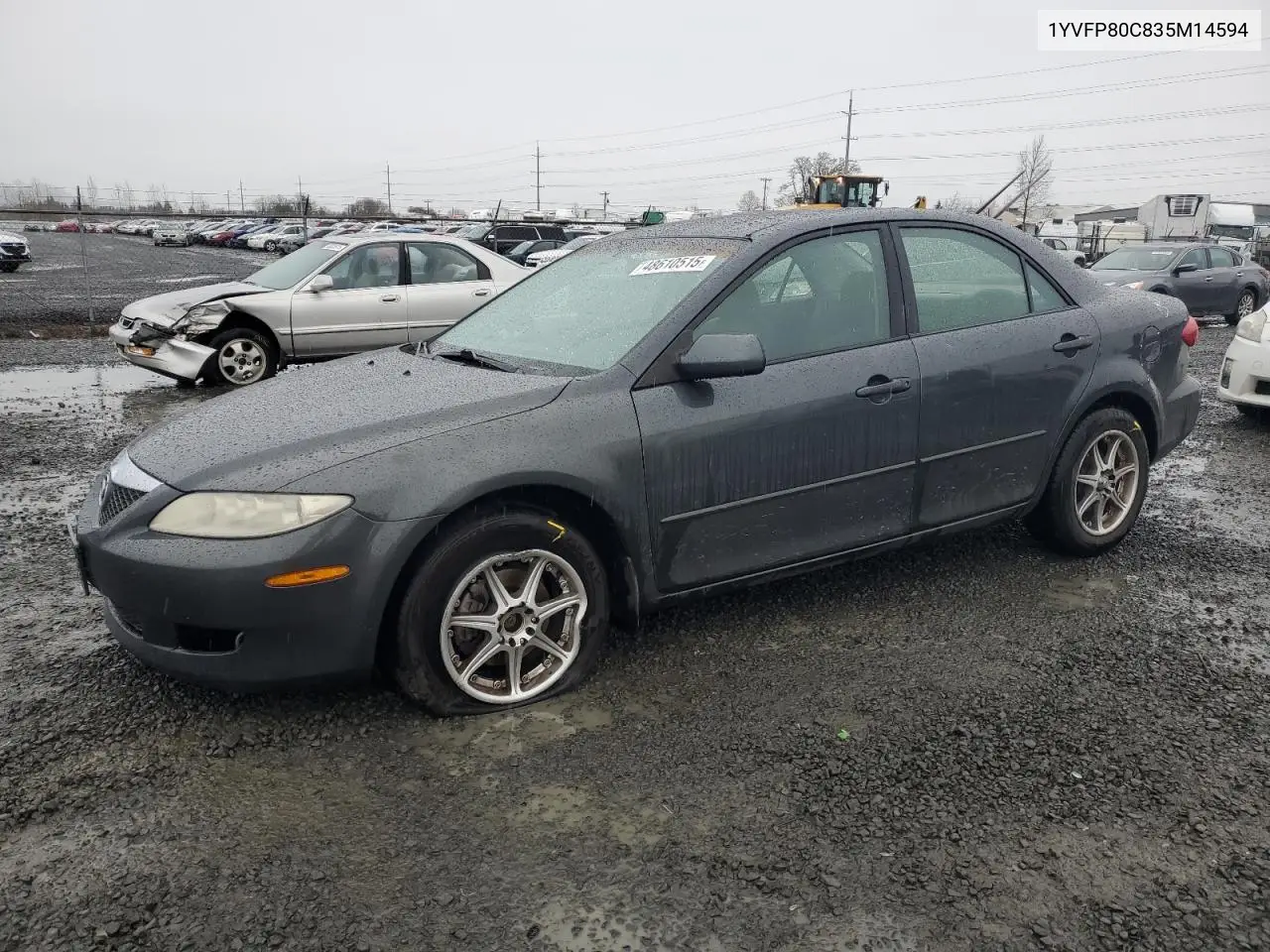 2003 Mazda 6 I VIN: 1YVFP80C835M14594 Lot: 48610515