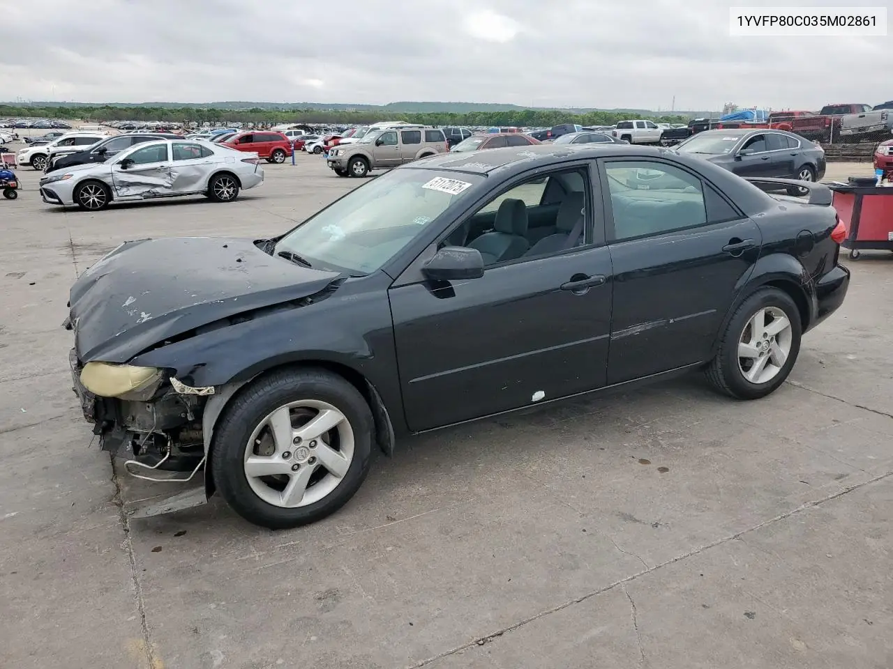2003 Mazda 6 I VIN: 1YVFP80C035M02861 Lot: 51172075