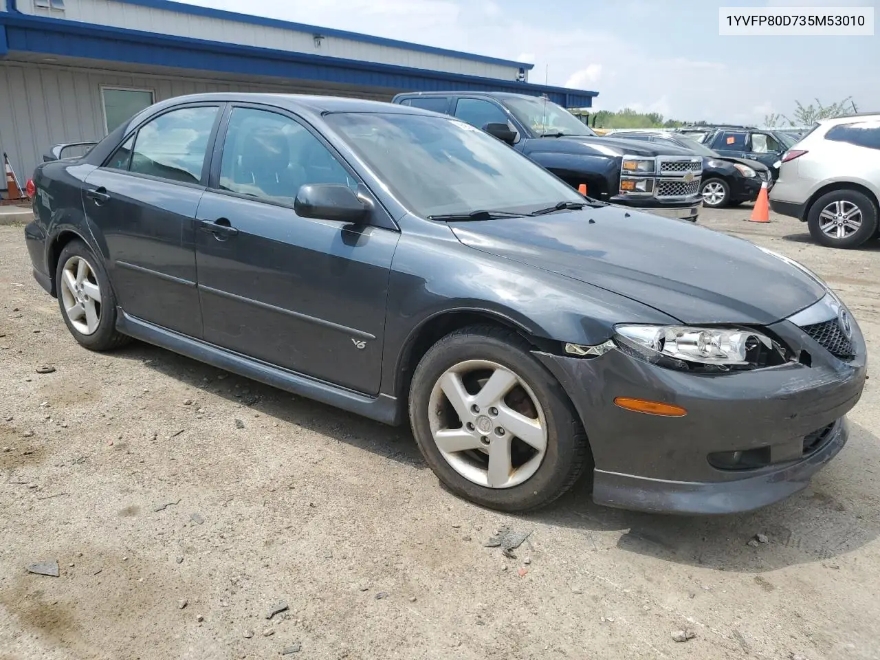 2003 Mazda 6 S VIN: 1YVFP80D735M53010 Lot: 56965695