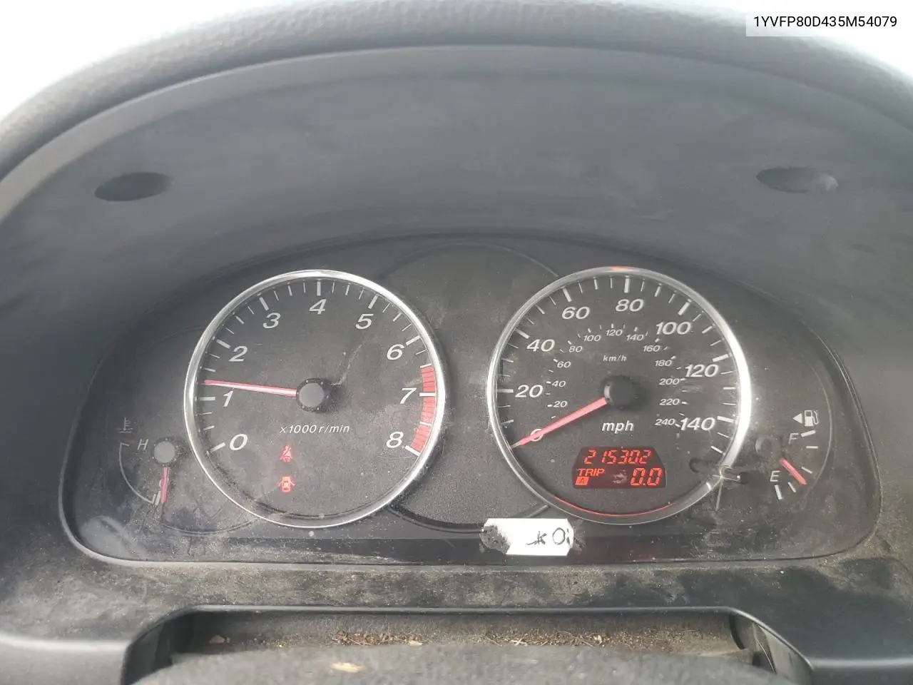 2003 Mazda 6 S VIN: 1YVFP80D435M54079 Lot: 60303315