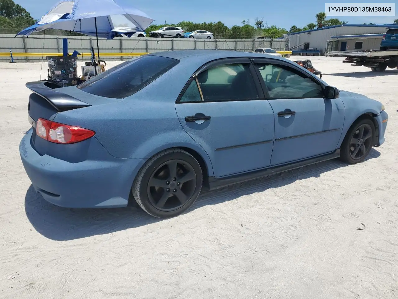 2003 Mazda 6 S VIN: 1YVHP80D135M38463 Lot: 61402795